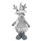 Northlight 12-Inch Gray and White Standing Tabletop Moose Christmas Figure